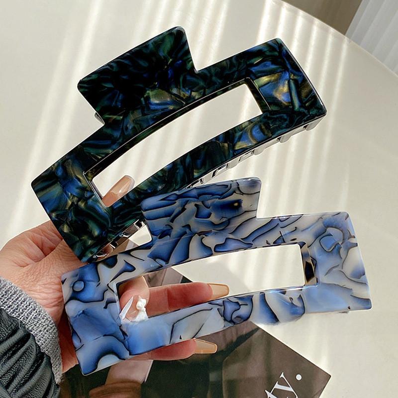 Premium Koreanischer Stil 13cm Dicke Acetat Haarspange für Frauen in Schicken Designs