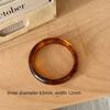 Colorful Fine Bangles Smooth Round Lady's Bracelet New Resin Bracelets  Gifts