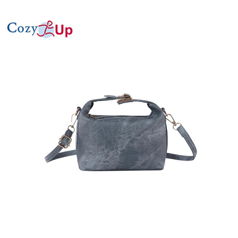 Cozy Up Borsa a secchiello a mano per donna Borsa a tracolla singola Mini borsa a tracolla