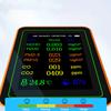 10 In 1 Air Quality Monitor Formaldehyde Temperature Humidity AQI Tester with Alarm Formaldehyde CO2 Detector for Indoor/Outdoor