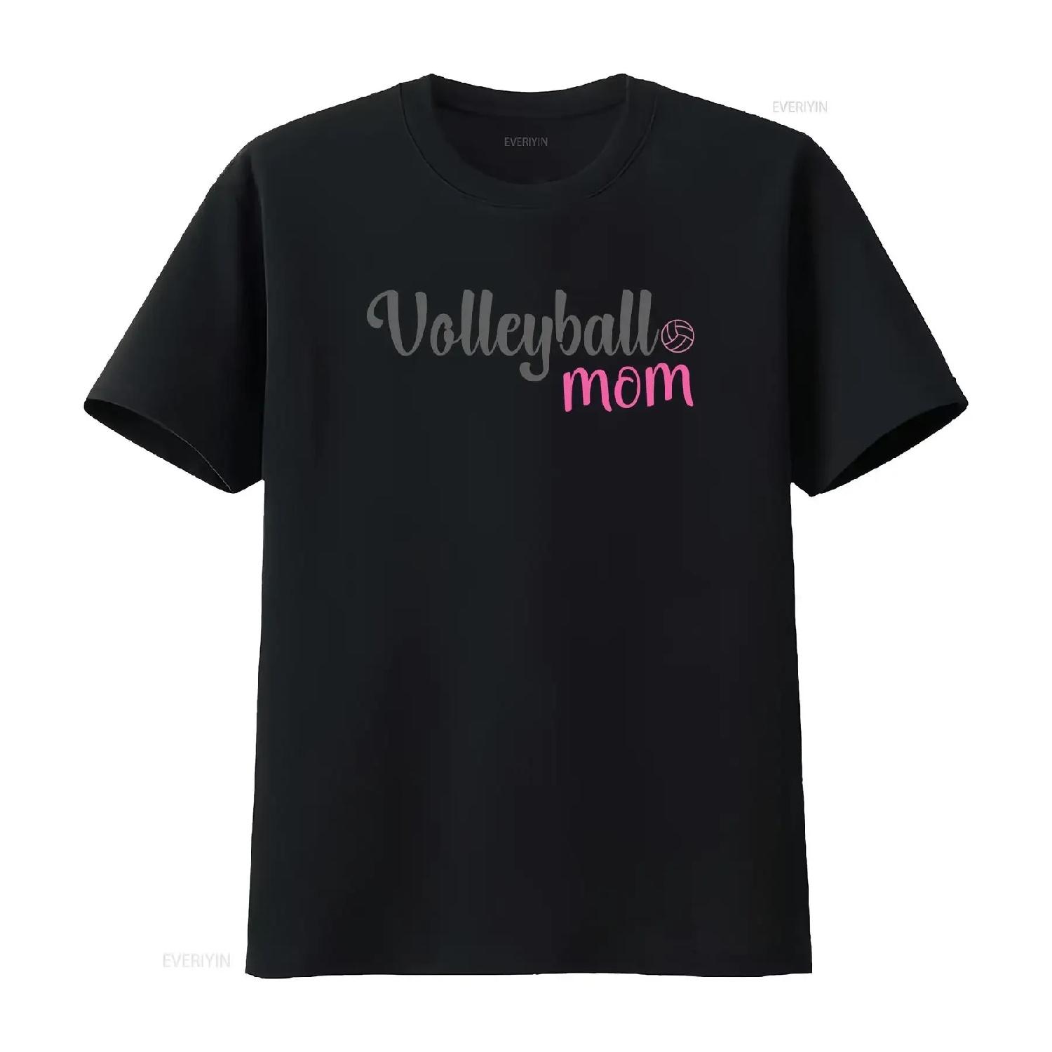 

Volleyball Mom Lover T Shirt Fan Game Day SporT vintage Washed Versatile Soft Unisex homme graphic Stretched S чёрный