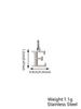 Small Luxury Initial Charm Pendant Set, DIY Letter Necklace Making Supplies, Fashionable Jewelry Parts