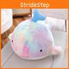Rainbow Whale Plush Toy Cute Marine Animal Stuffed Doll Decoration Gift Kids