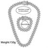 Elegant Necklace Sparkling Full Rhinestones Bracelet Alloy Texture Suitable for Evening Parties and Everyday Charm