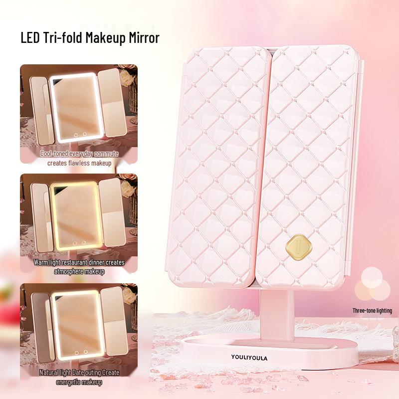LED Lighted Tabletop Beauty Mirror - Perfect Holiday Gift for Girlfriend or Best Friend