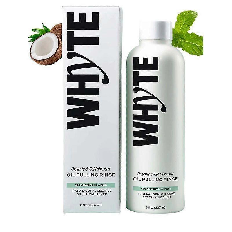 Soothe Gums & Freshen Breath Naturally | Herbal Oral Rinse with Essential Oils | Alcohol-Free, Fluoride-Free Mouthwash | White Oil Pulling | Tooth & G