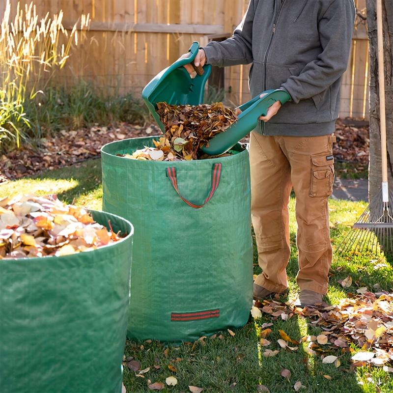 Large Plastic Leaf Grabber Rakes, 2-Pack. No electricity,ergonomic handle for easy yard debris cleanup.Durable garden hand tools