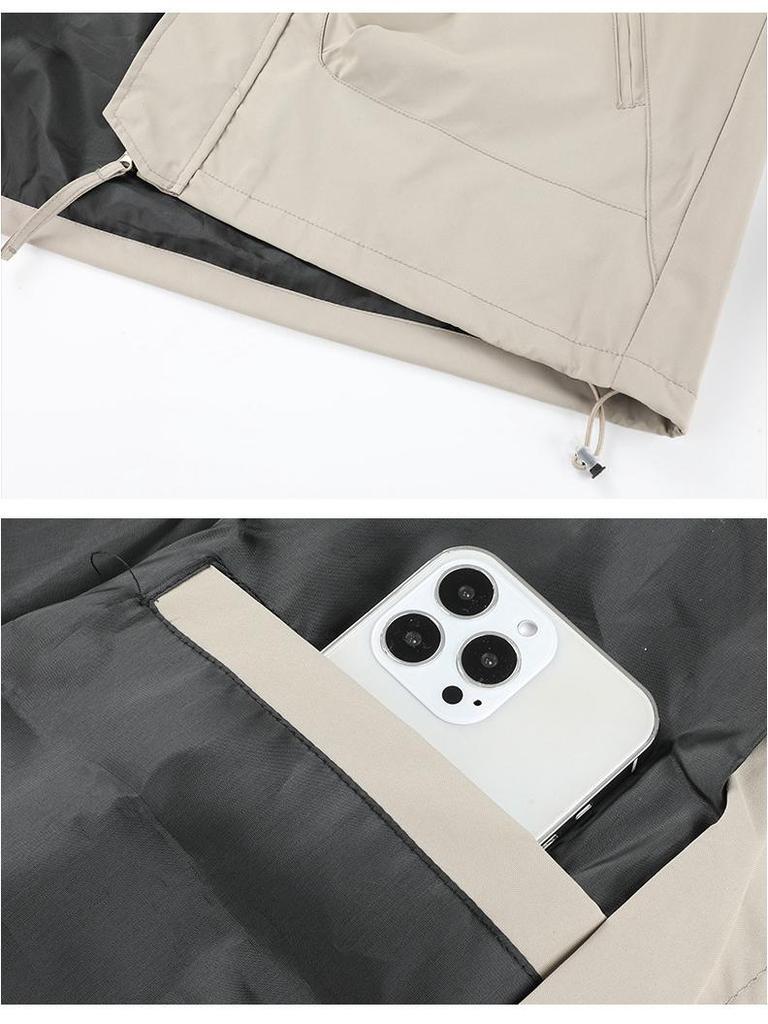 Pánský větruodolný voděodolný podzimní větrovkový outdoorový set bundy