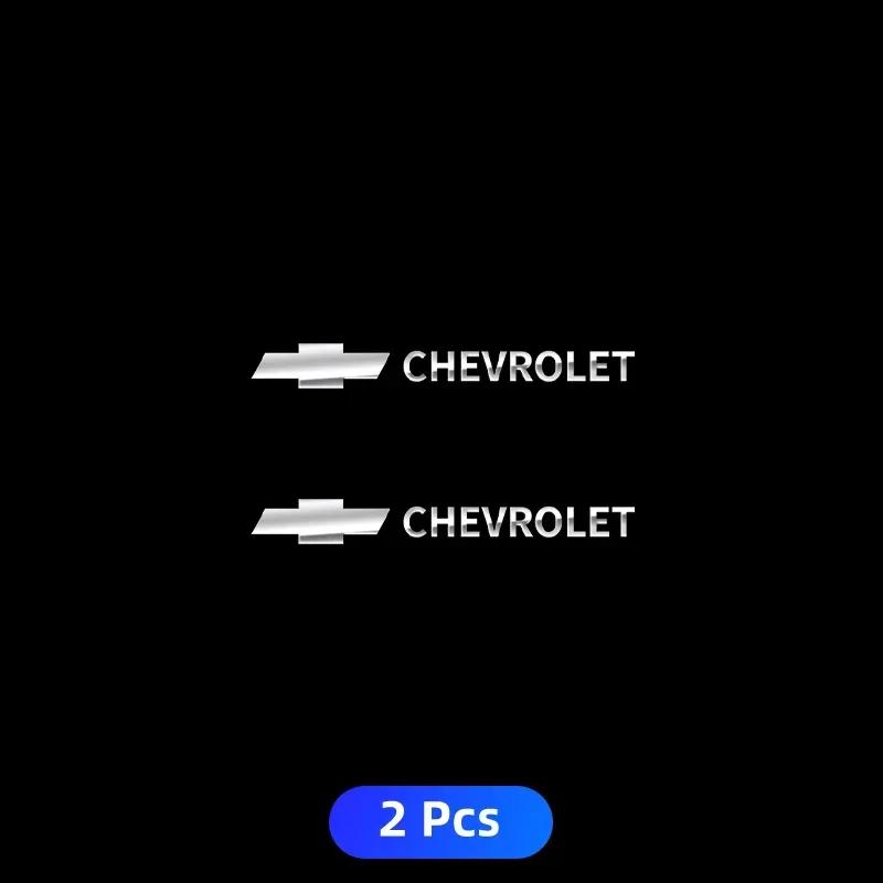 

2/5/10pcs Car Metal Emblem Wiper Stickers Reflective Decor Decals For Chevrolet Cruze Spark Captiva Suburban Camaro Malibu