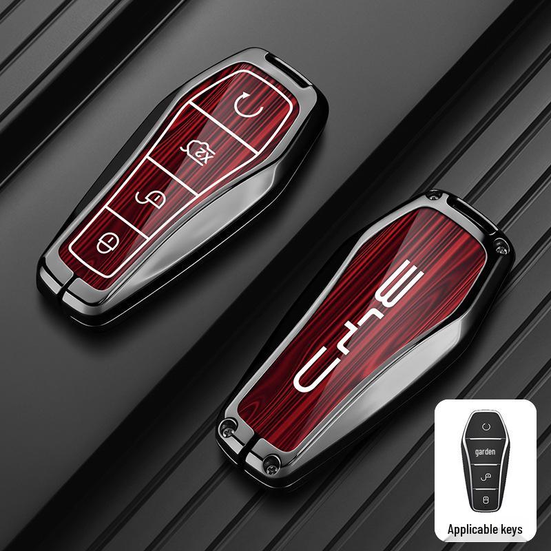 BYD S7 Key Shell Cover for S6, F3, G6, E6, G3, L3, F0, M6 - Metal Key Case