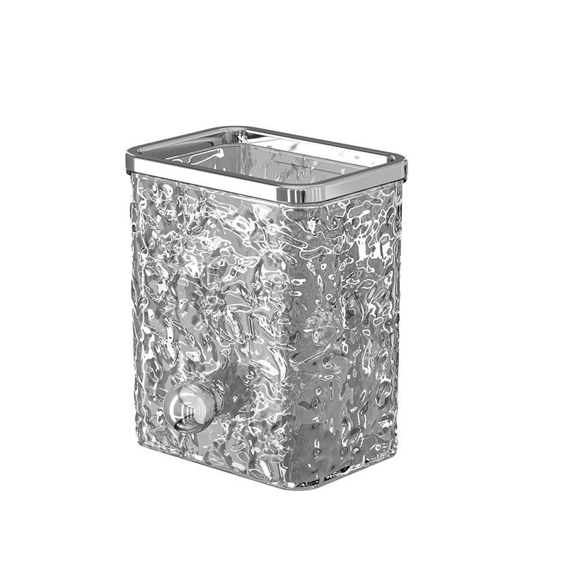 Wall-Mounted No-Drill Bathroom Storage Rack for Cosmetics