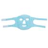 Hot Cold Comress Gel Bead Face Cover Soft Swelling Stress Relief Heat Ice Pack Face Cover for Sleeping Skyblue