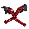 Nakira Brake and Clutch Lever Set for and GSR600 V-Strom 250, GSR250, GSX250R, (Red)