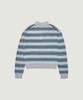 GROVE Tessa Stripe Collar Knit (Grey Stripe)