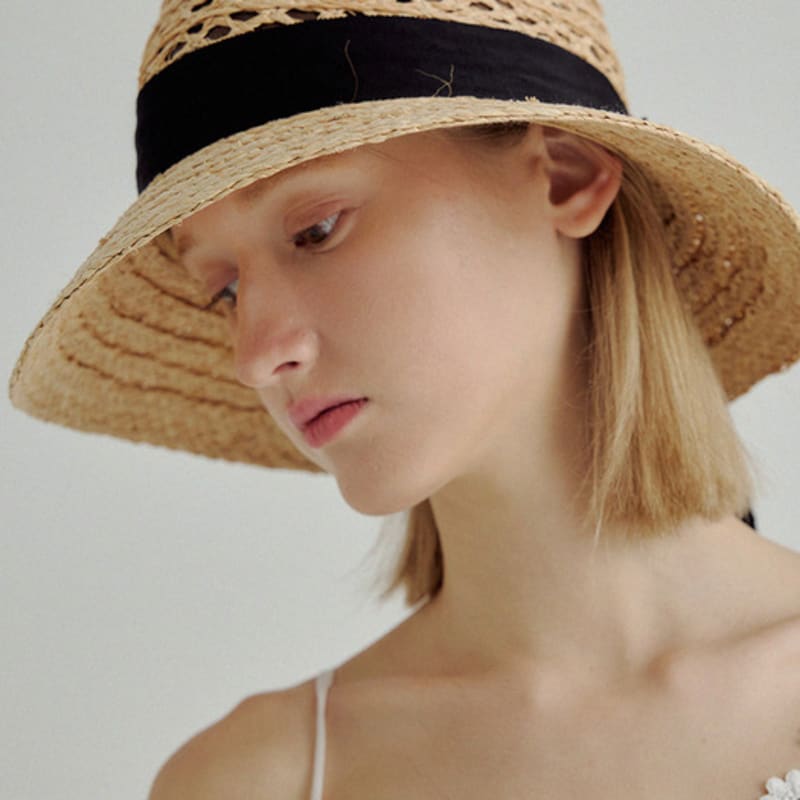 

Шляпа флоппи из рафии Marchen Raiden natural