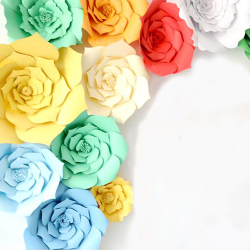 1pcs 40cm DIY Backdrop Wedding Paper Flowers Decorative Artificial Flowers Wedding Favors Birthday Party Supplies 1pcs 40cm DIY Backdrop Wedding Paper Flowers Decorative Artificial Flowers Wedding Favors Birthday Party Supplies