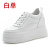 Trend autumn new muffin breathable inner height increase women's shoes mesh white shoes casual sports shoes