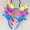 1/3/4/5Pcs Women's Bunnies Costume Accessories Set Rabbit Ears Headband Bowtie Rabbit Tail Tutu Skirt for Easter Party