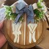 Wooden Bathroom Sign Plate Ornament Toilet Decorative Plate  Group Living Area