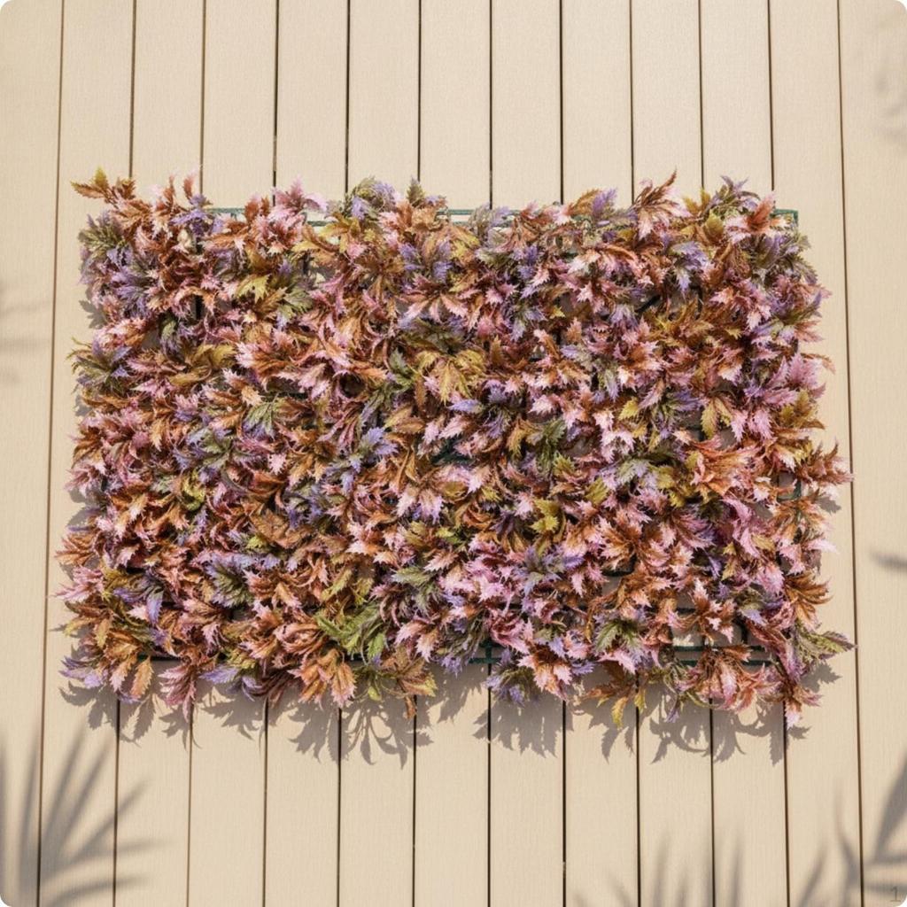 Artificial Plant Wall Panel Greenery Realistic Panels for Fence, Balcony, Shop Display