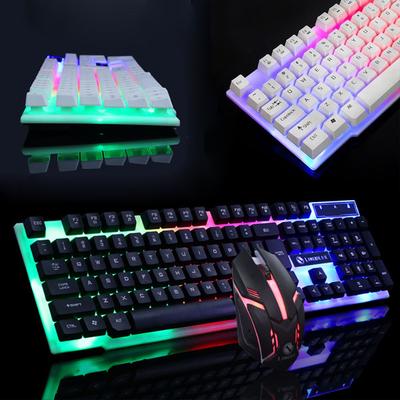 1600DPI Noiseless Cordless Mouse for PC Desktop Laptop Ultra-Thin Mute Keyboard with Palm Rest Guanwen Wireless Keyboard and Mouse Combo Color : Black