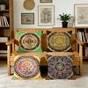 Ttibetan EthnicStyle Cards Cushion Cover For Pillow Printing Sofa Decoration Home Car Room Coffee Shop Office Nordic Simplicity