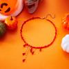 Tassel Blood Drop Necklace Red Halloween Choker Retro Halloween Collarbone Chain  Girl