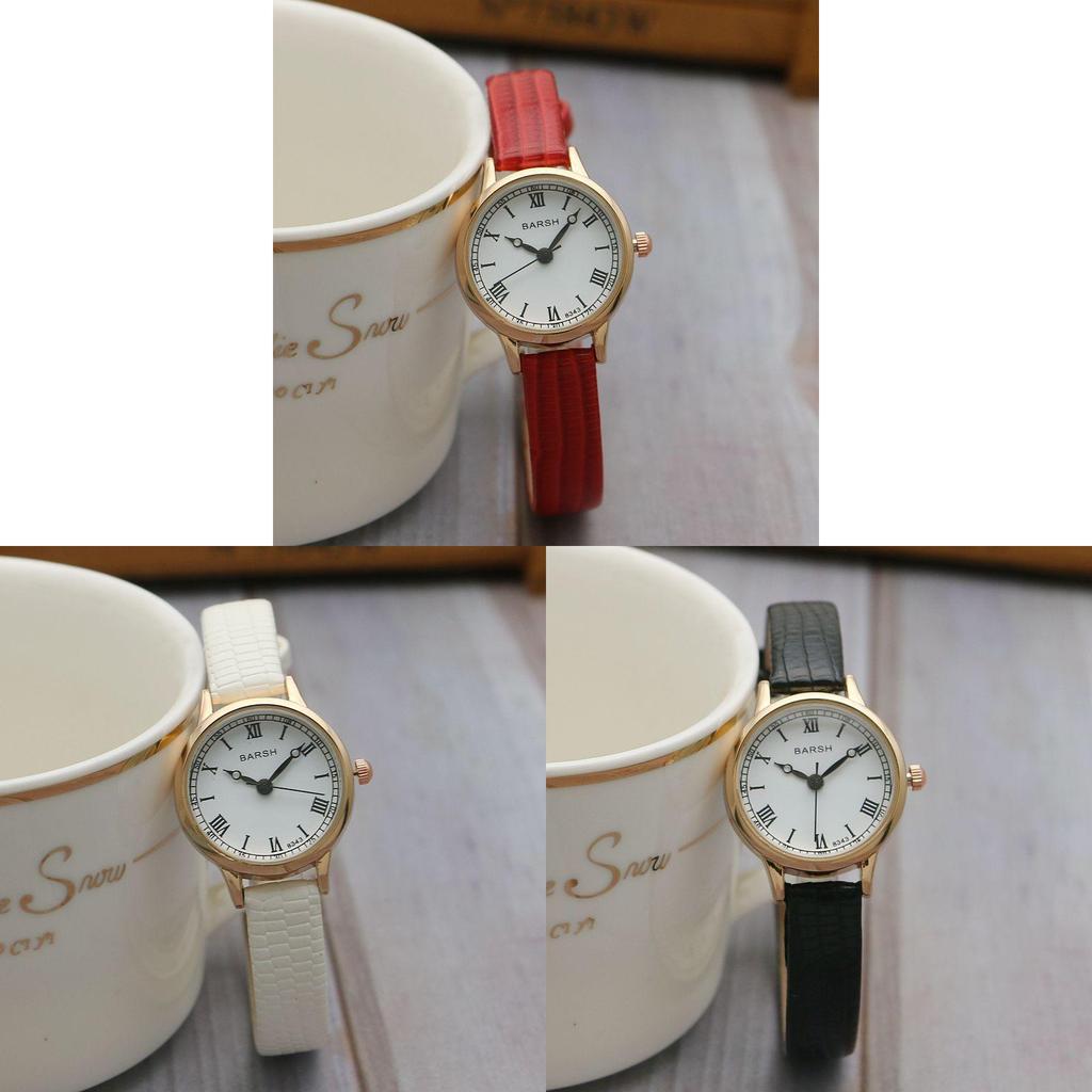 Studentski Retro Zegarek Kwarcowy Ze Skórzanym Paskiem Dla Nastolatków