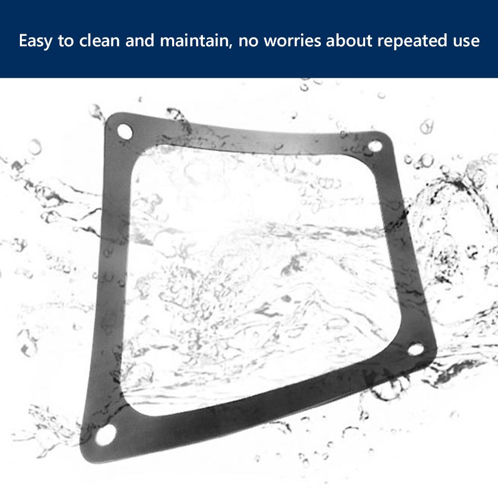 8/9/12/14cm 8-14cm Chassis Dust Filter PC Dustproof Mesh Cover Net Magnetic Frame Dust Mesh with Hole PC Cooling Fans Cover