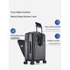 OIWAS Front-Open Carry-On Luggage with USB Charging