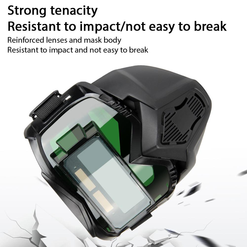 Welding Helmet Auto Darkening Large Viewing True Color Welding Mask Detachable Wide Shade Welder Mask for Welding and Cutting