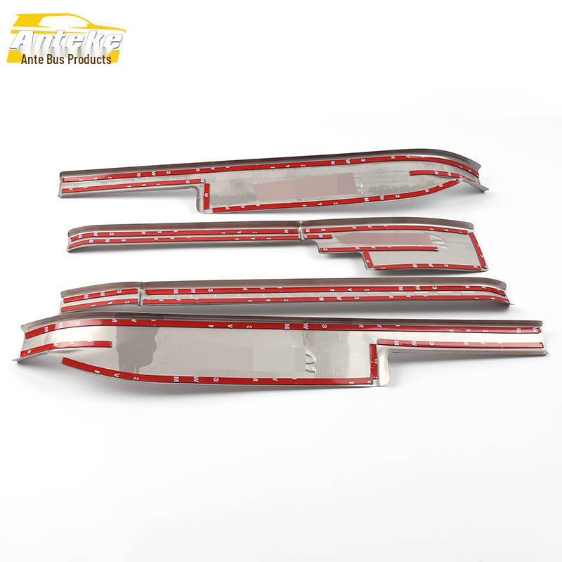 Hongguang S Stainless Steel Anti-Scratch Welcome Pedal Scuff Sticker