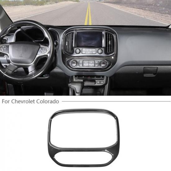 2015- Chevrolet Colorado Navigation Screen Panel Trim Frame | Carbon Fiber | Center Console | Durable | 1 Year Manufacturer Warranty