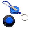 3Pcs Fly Fishing Tool Nylon Cord Stopper Retractable Ring Reel Holder Key Chain