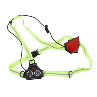 Chest Light Rechargeable Highlight Night Running Chest Light with Adjustable Band for Cycling