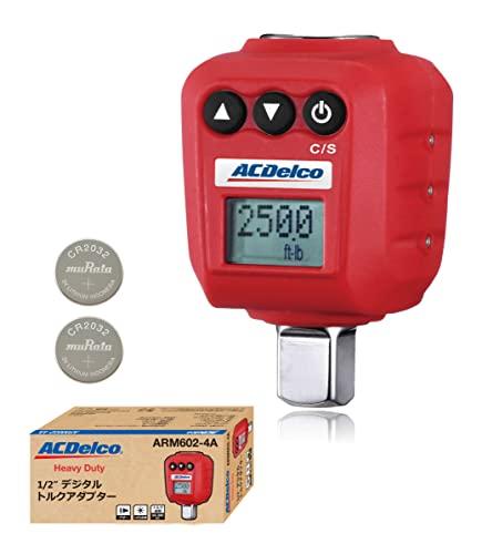 

ACDelco 1/2 (12.7mm) Digital Torque Adapter, Measurement Range 34-340Nm, High Accuracy, Built-in Buzzer & LED Warning Light, ISO6789 Calibration