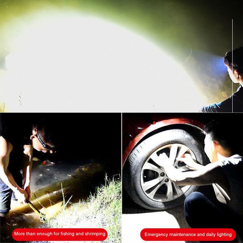 Headband Lights For Forehead IPX4 Waterproof Headlamp Head Lamps For Camping Head Flashlight with Magnetic Base