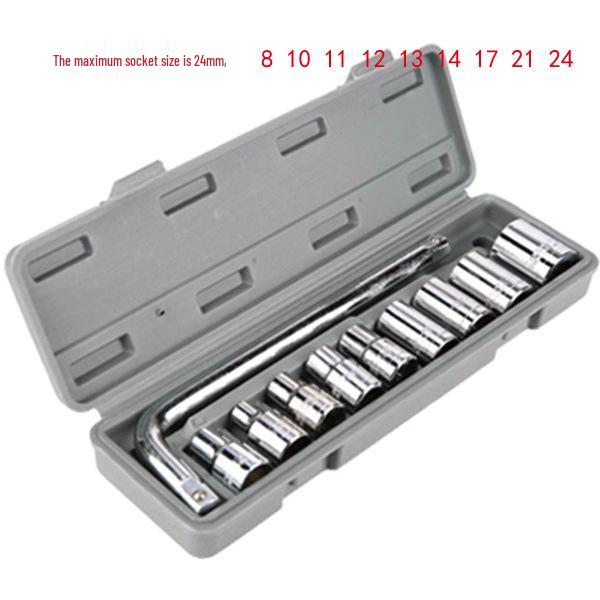 Complete Car Repair Socket Wrench Set - Household Tool Box for On-Board Repairs