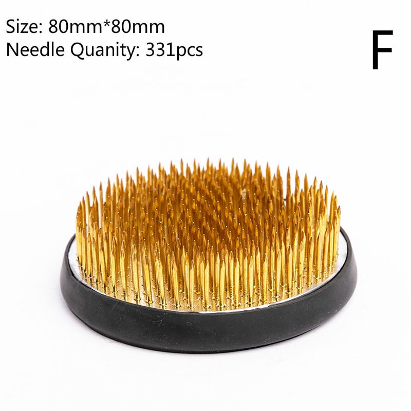 Multi-sizes Florist Floral Arrangement Copper Pin Frog Prong Brass Needle Fixed Tools Japanese Ikebana Kenzan Garden Bonsai Base