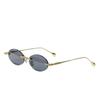 Fashionable H62 Oval Rimless Metal Sunglasses - Trendy Unisex Sun Protection for Vacation and Party