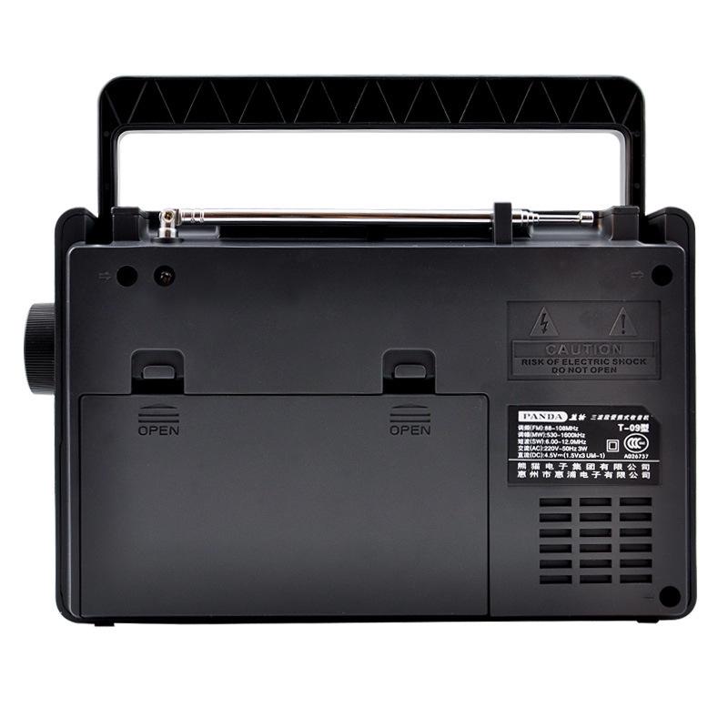 PANDA T-09 Radio: Portable Full Band FM AM SW with Card Slot for Seniors