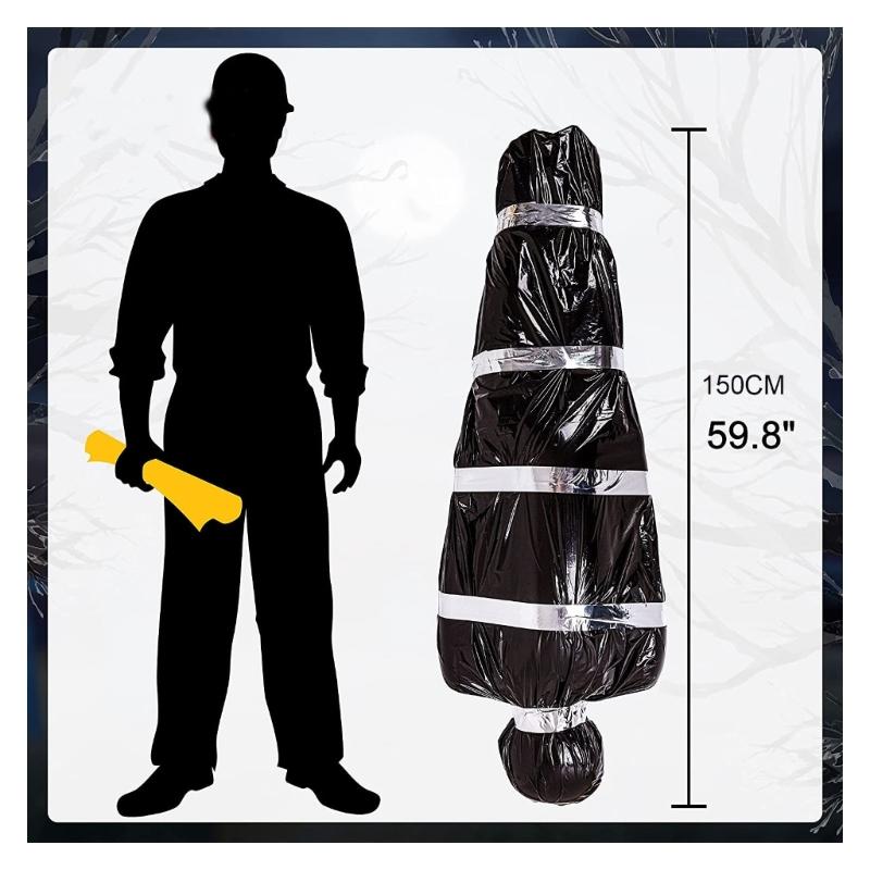 Halloween Gruselige Fake Leiche Realistische Tote Opfer Requisiten Halloween Dekoration Außen Rasen Terrasse Halloween Dekoration