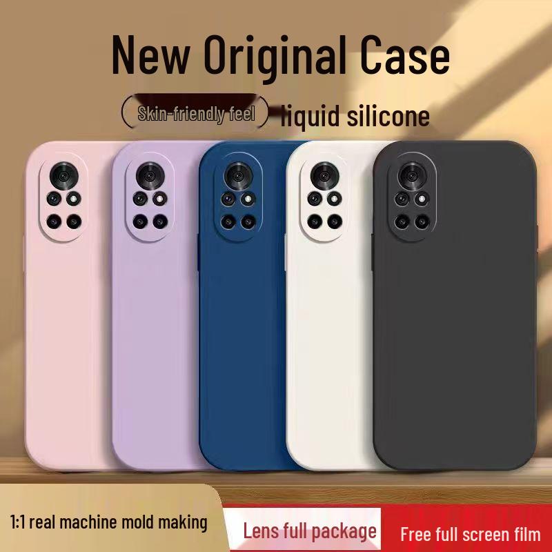 Huawei Nova 8 Liquid Silicone Drop-Proof Full Coverage Protective Case