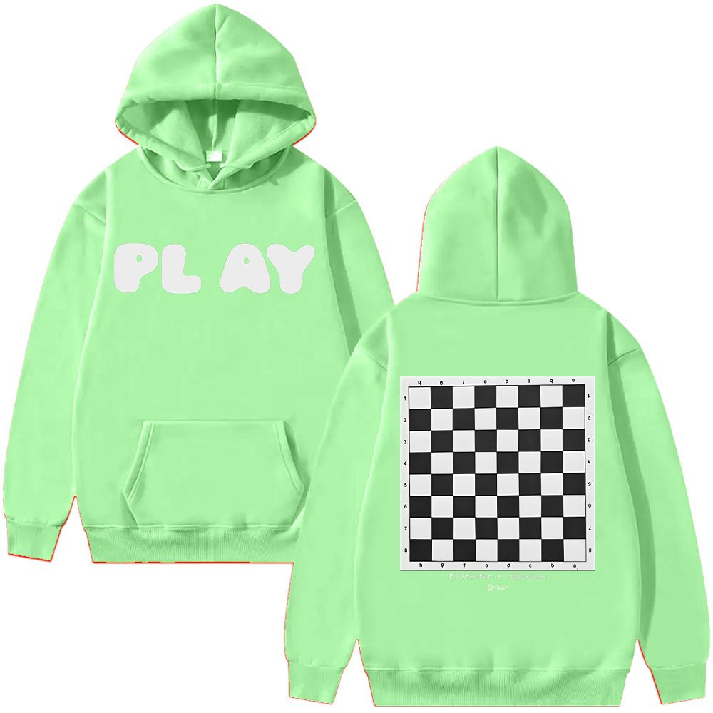 Ed Sheeran Play X KidSuper Mikiny Unisex Harajuku Vintage Hip Hop Mikina Vysoká Kvalita Oversized Streetwear Ležérní Mikina s Kapucí