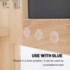 Glass Table Anti-slip Pad Transparent Pad Chair Legs Pads Anti Slip Clean Monitor Multi Functional Threaded Gasket