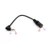 5.5mm * 2.1 2.5mm To 3.5mm(1 8 ) Positive Tip Power Supply Converter Cable for Guitar Effect