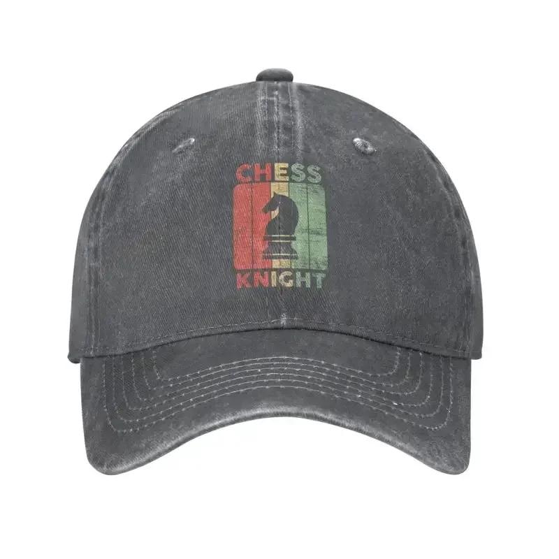 Fashion Cotton Chess Horse Baseball Cap Unisex Women Personalized Adjustable King Queen S Board Game Fan Player ChessUnisex Dad Hat