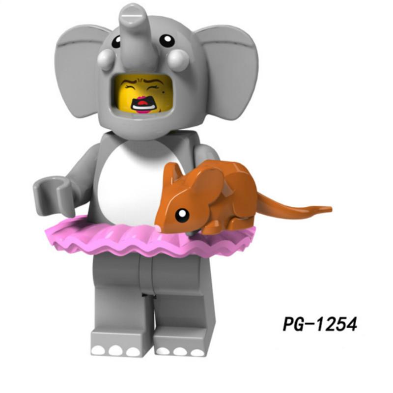 

Цирковой клоун Минифигурки Ковбойские строительные блоки Детские игрушки PG8152 1862#