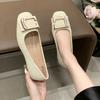 Woman Elegant Square Toe Concise Ballet Shoes Female Shallow Retro Women Mary Janes shoesComfortable Cute Loafers Lolita Shoes