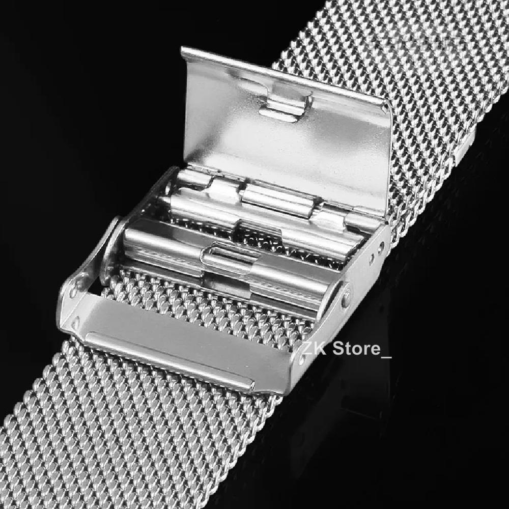 Milanese Mesh Stainless Steel Watch Band Bracelet 12mm 14mm 16mm 18mm 19mm 20mm 21mm 22mm Unisex Replacement Strap Accessory